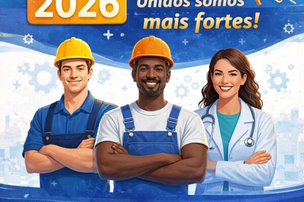 A imagem tem como finalidade divulgar e fortalecer a Campanha de Sindicalização 2026 do SINDEREPARAÇÃO, estimulando os trabalhadores da categoria a se filiarem ao sindicato. Ela busca: Conscientizar sobre a importância da união dos trabalhadores para a defesa de direitos; Valorizar a categoria, representando diferentes perfis profissionais e transmitindo inclusão, diversidade e força coletiva; Reforçar a identidade sindical, destacando o nome do SINDEREPARAÇÃO e sua atuação; Convocar à ação, com mensagem direta de incentivo à filiação (“Associe-se agora”); Aumentar o alcance institucional, sendo adequada para uso em site, redes sociais, materiais digitais e campanhas informativas.
